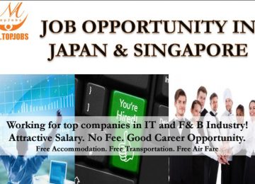 Job Opportunity in Japan & Singapore